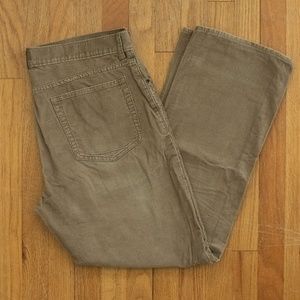 Men J. Crew Corduroy Pants Vintage Bootcut 34x30